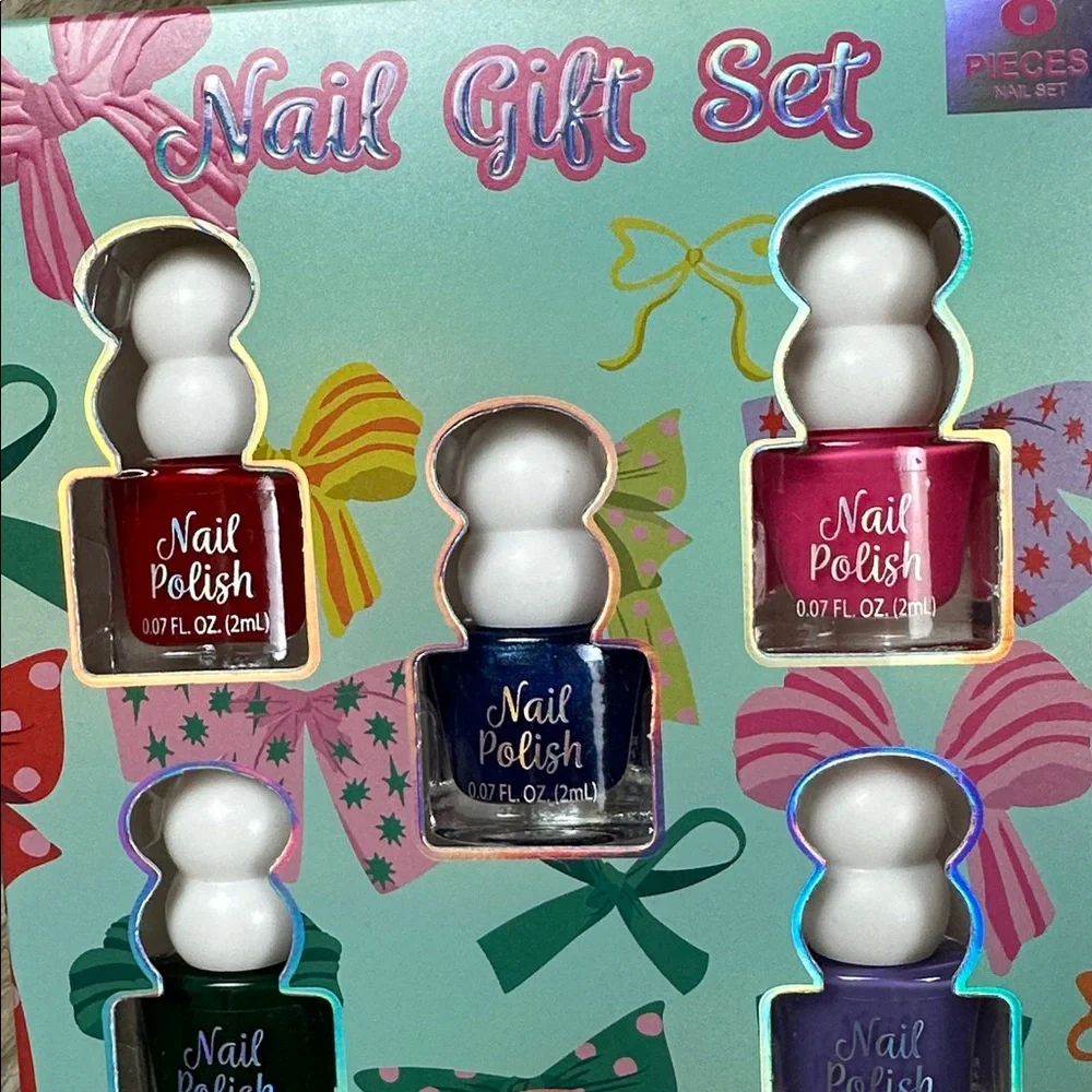 Kids Nail Polish Gift Set – 8 Piece – New